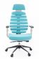 Кресло Everprof Ergo Grey Ткань Бирюзовый