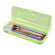 Пенал пластиковый ПИФАГОР тонированный, ассорти 4 цвета, 20х7х4 см, 228113