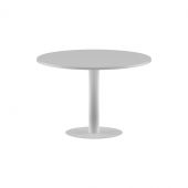 Конференц стол ПРГ-100 Белый/Белый D1000х750 IMAGO