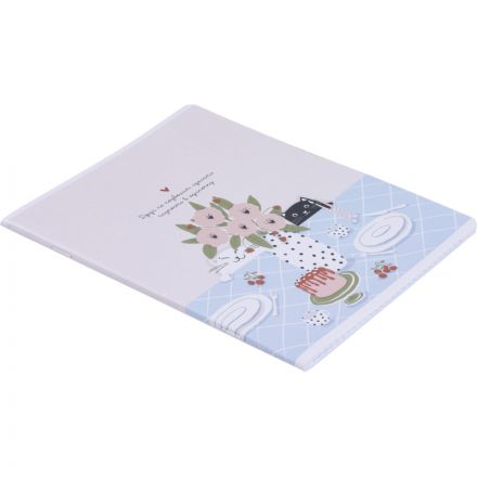 Тетрадь общая, BS, А5, 48л., клетка, скрепка. Mur-Mur, чаепитие N4159