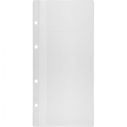 Вкладыш для визитниц на 4 карточки, 60х98 мм, для арт 202450 1045/4