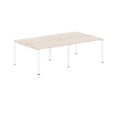 Стол 4-х местный XWST 2414 Бук Тиара/Белый 2406х1406х750 XTEN-S