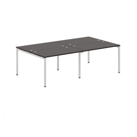 Стол 4-х местный XWST 2414 Легно темный/Алюминий 2406х1406х750 XTEN-S