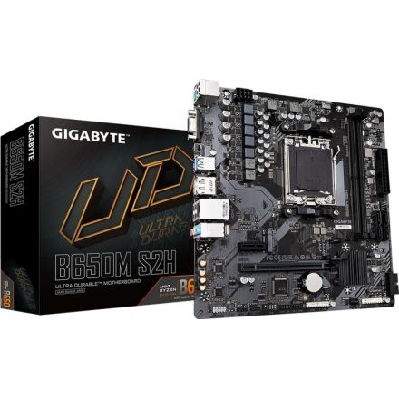 Материнская плата GIGABYTE B650M S2H, AM5, B650, 2xDDR5 mATX