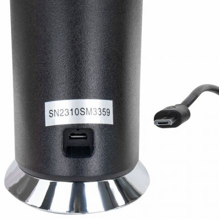 Настольная лампа / светильник SONNEN SM-01B на подставке, LCD-экран, СВЕТОДИОДНАЯ, 5 Вт, черный, 238232