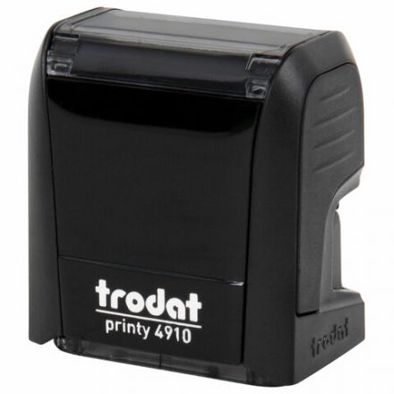 Оснастка для штампа, размер оттиска 26х9 мм, синий, TRODAT 4910 P4, подушка в комплекте, 56876