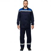 Костюм рабочий летний муж. л16-КПК с СОП син/вас (р.52-54) 194-200 Костюм рабочий летний муж. л16-КПК с СОП син/вас (р.52-54) 194-200