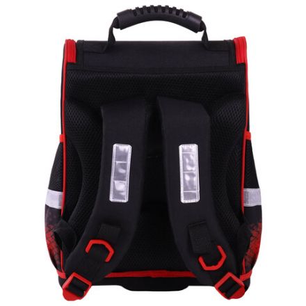 Ранец ЮНЛАНДИЯ WISE, 1 отделение, 3 кармана, устойчивое дно, "Football camp", 37x29х15 см, 271400