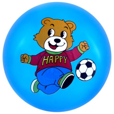 Мяч детский надувной "Зверята", 25 см, ПВХ, ассорти, 6 цветов, JOLLY JOT (ДЖОЛЛИ ДЖОТ), 666121