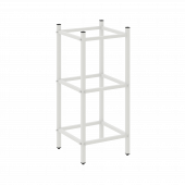 Loft Угловой проходной переходной модуль VR.L-SL.UPK-2.2.1 Белый металл 446*446*1047