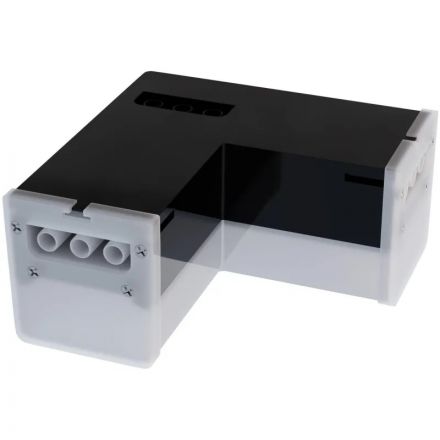 Светильник светодиодный -коннектор  L-образный 8Вт,4000К,IP40,чёрн