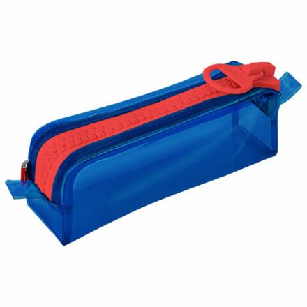 Пенал BRAUBERG с объемной "тракторной" молнией, 1 отделение, ПВХ, 22х8х6,5 см, "Contrast blue", 272341 Пенал BRAUBERG с объемной "тракторной" молнией, 1 отделение, ПВХ, 22х8х6,5 см, "Contrast blue", 272341