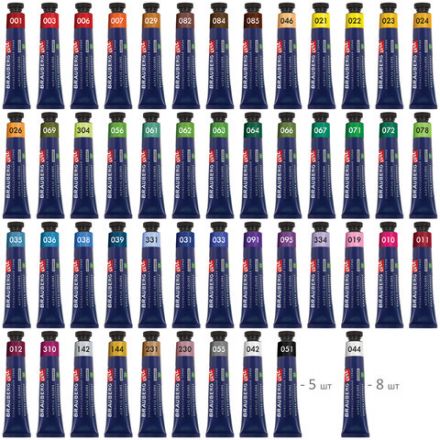 Краски акриловые художественные, НАБОР 60 штук, 49 цветов, в тубах по 22 мл, BRAUBERG ART CLASSIC, 192246