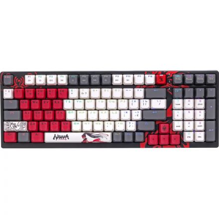 Клавиатура A4Tech Bloody(S98 NARAKA BLMS RED PLUS)мех.чер/крас USB gamerLED