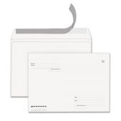 Конверты С4 (229х324мм), отрывная лента, "Куда-Кому", 100г/м2, КОМПЛЕКТ 500шт, STAFF, 118667