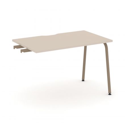 Estetica Стол приставка к опорным тумбам ES.SPR-2-VK Капучино/Латте металл 1180*730*750