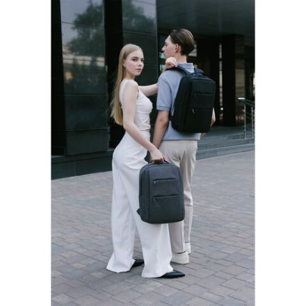 Рюкзак HEIKKI ACCORDANCE (ХЕЙКИ) универсальный, отделение для ноутбука, серый, 41х30x12 см, 273902