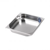 Гастроемкость LUXSTAHL нерж.сталь, GN 2/3, 32,7х35,3х6,5см, (га48)