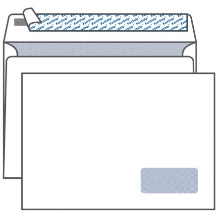 Конверт C4, KurtStrip, 229*324мм, б/подсказа, с прав. окном, отр. лента, внутр. запечатка Конверт C4, KurtStrip, 229*324мм, б/подсказа, с прав. окном, отр. лента, внутр. запечатка