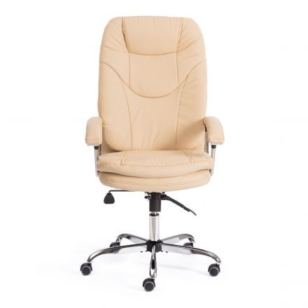 Кресло SOFTY LUX  кож/зам, бежевый, 36-34