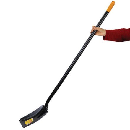 Лопата совковая цельнометаллическая 23х28 см, ОБЩАЯ ДЛИНА 150 см, черенок сталь, RABBITEX (РАББИТЕКС) "LONG HANDLE", 700481