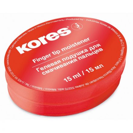 Подушка для смачивания пальцев гелевая Kores 15 мл Подушка для смачивания пальцев гелевая Kores 15 мл