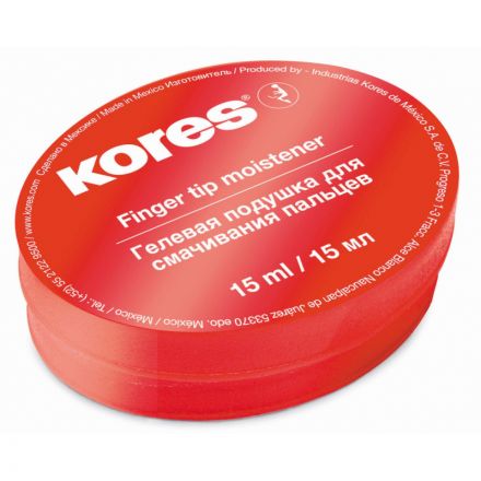 Подушка для смачивания пальцев гелевая Kores 15 мл Подушка для смачивания пальцев гелевая Kores 15 мл