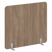 R-line Перегородки на металлических опорах на фетровых подпятниках DP.F-160-140 Дуб аризона/Серый металл 1600*18*1400