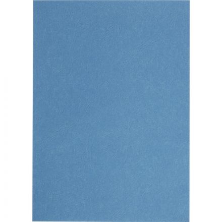 Обложки для переплета картонные синие,кожа, A4, 230 гр/м?, 100 шт./уп