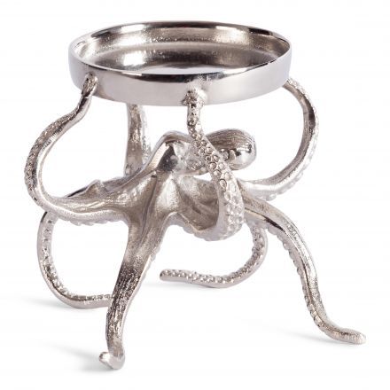 Подсвечник Secret De Maison OCTOPUS1 ( mod. 3931 ) алюминиевый сплав, 13x13x11,5 см, никель/nickel