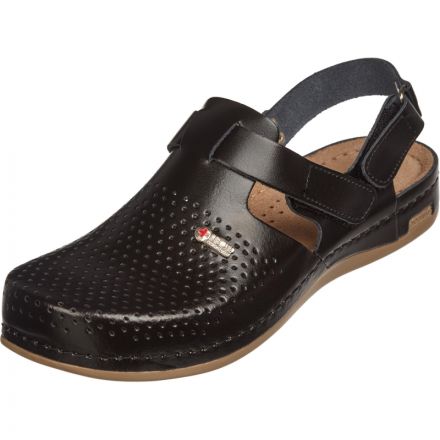 Сабо Leon черные (мод. MED951), р. 38