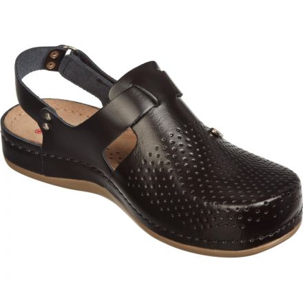 Сабо Leon черные (мод. MED951), р. 38