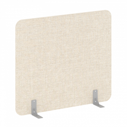 R-line soft Перегородки на металлических опорах на фетровых подпятниках AP.F-140-120 Romeo 02/Серый металл 1400*18*1200