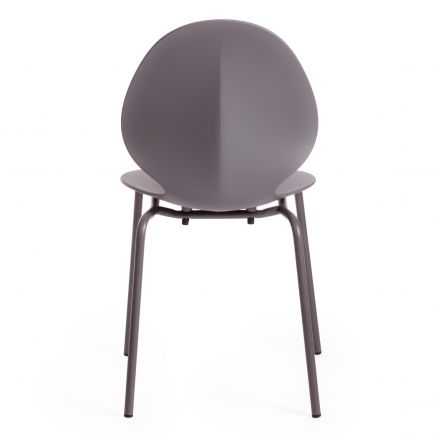 Стул EBAY (mod 03)  металл/пластик, 52x46x83.5, серый