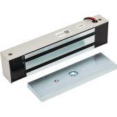 Замок электромагнитный Accordtec ML-400 К с уголком, цвет серый