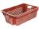 Ящик 600х400х200 1,5кг. дно сплошное, стенки перфорированные красный Ящик 600х400х200 1,5кг. дно сплошное, стенки перфорированные красный