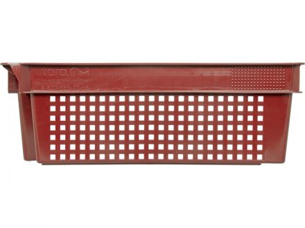 Ящик 600х400х200 1,5кг. дно сплошное, стенки перфорированные красный Ящик 600х400х200 1,5кг. дно сплошное, стенки перфорированные красный