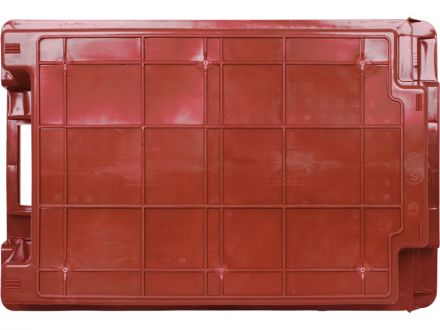 Ящик 600х400х200 1,5кг. дно сплошное, стенки перфорированные красный Ящик 600х400х200 1,5кг. дно сплошное, стенки перфорированные красный