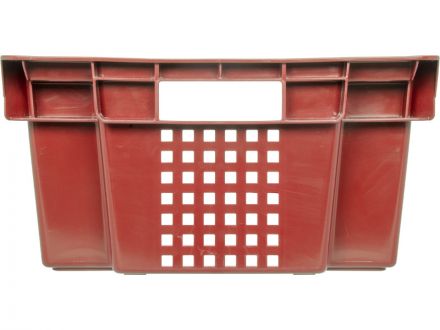 Ящик 600х400х200 1,5кг. дно сплошное, стенки перфорированные красный Ящик 600х400х200 1,5кг. дно сплошное, стенки перфорированные красный