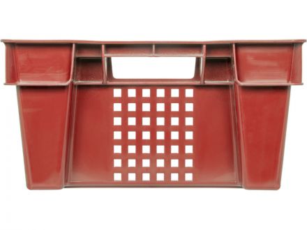 Ящик 600х400х200 1,5кг. дно сплошное, стенки перфорированные красный Ящик 600х400х200 1,5кг. дно сплошное, стенки перфорированные красный