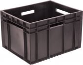 Ящик 350х430х285 молочный "Фин-Пак" Б   чёрный