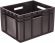 Ящик 350х430х285 молочный "Фин-Пак" Б   чёрный