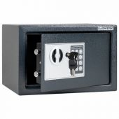Сейф мебельный DASWERK (ДАСВЕРК) SC-200EL (200х310х200 мм), электронный замок, графит, 291341