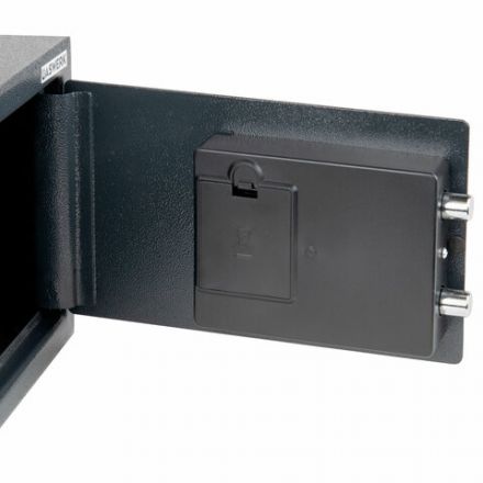 Сейф мебельный DASWERK (ДАСВЕРК) SC-200EL (200х310х200 мм), электронный замок, графит, 291341