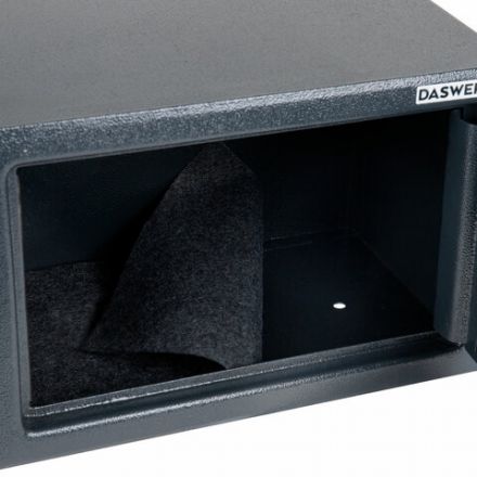Сейф мебельный DASWERK (ДАСВЕРК) SC-200EL (200х310х200 мм), электронный замок, графит, 291341