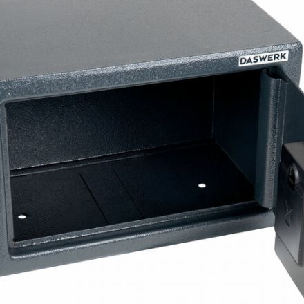 Сейф мебельный DASWERK (ДАСВЕРК) SC-200EL (200х310х200 мм), электронный замок, графит, 291341