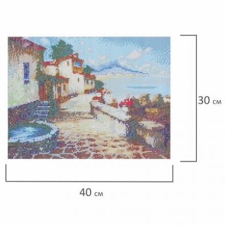 Картина стразами (алмазная мозаика), 30х40 см, ОСТРОВ СОКРОВИЩ "Южный полдень", без подрамника, 663863