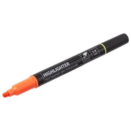 Набор текстовыделителей двусторонних BRAUBERG DUAL TIP 4 шт., АССОРТИ, линия 1-4 мм, 150845