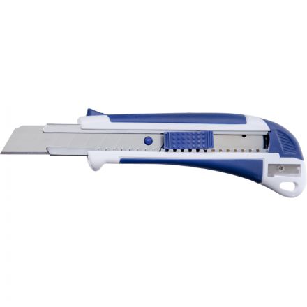 Нож канцелярский Attache Selection с антискользящими вставками и точилкой для карандаша (ширина лезвия 18 мм)