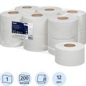 Бумага туалетная д/дисп.Tork Universal Т2 1сл бел втор 200м 12рул/уп 120197 Бумага туалетная д/дисп.Tork Universal Т2 1сл бел втор 200м 12рул/уп 120197